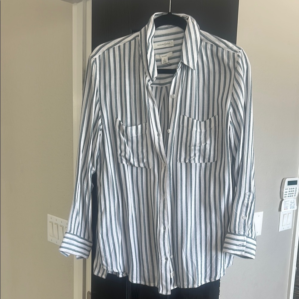 Treasure and Bond striped button up